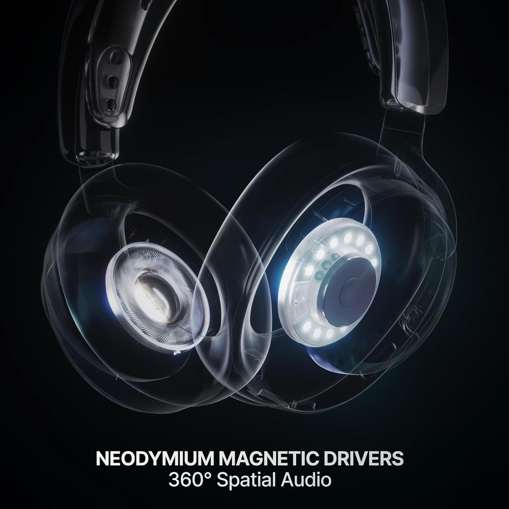 SteelSeries Arctis Nova 7X Wireless Gen 2 - Xbox Headset - Gaming Headset - Mobile App Control - 50+ HR with Fast Charge - Compatible with Xbox PC, Switch & More - Mixable 2.4GHz/Bluetooth - White