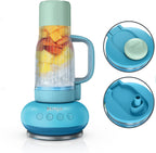 Ninja BlendBOSS Personal Blender, 26oz Tumbler, 1200PW, DB351BL | 1200-peak-watt BlendBOSS crushes ice to snow. 26-oz leakproof tumbler, chug spout & detachable straw. Dishwasher safe.