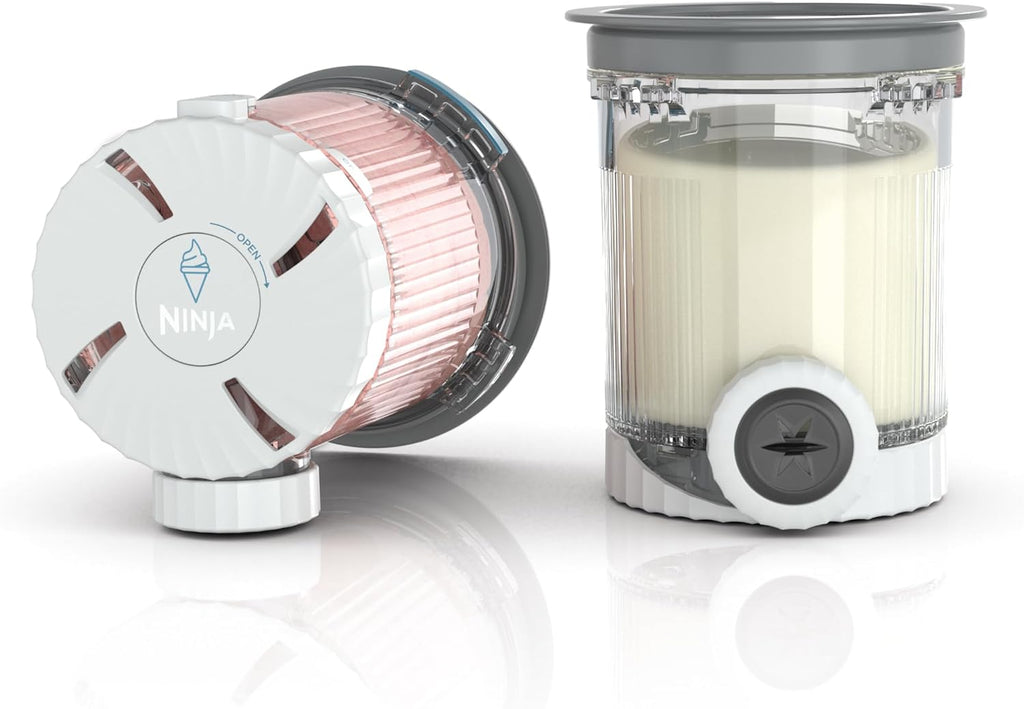 Ninja® CREAMi® Scoop & Swirl 2-in-1 Pints and Lids, 2 Pack, XSK7PNTLD2 | Ninja® Creami® Scoop & Swirl 2-in-1 Pints, Lids, and Nozzles.Compatible only with NC700 Series.