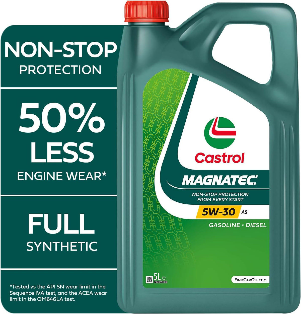Castrol MAGNATEC 5W-30 A5 Full Synthetic Engine Oil, 5L