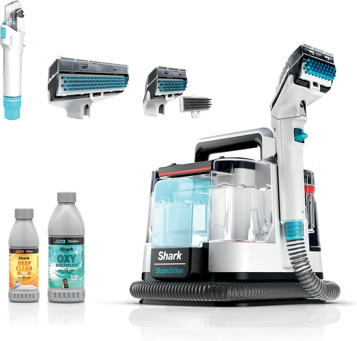 Shark StainStriker Portable Carpet/Upholstery Cleaner, 4 Tools, PX202BRN