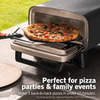 Ninja Artisan Pizza Oven, 12-in Pizza in 3-Min, 700F, 5-in-1, Gray, MO201 | Ninja Artisan Electric Pizza Oven bakes 5 pizza styles and air fries, all in one outdoor appliance.