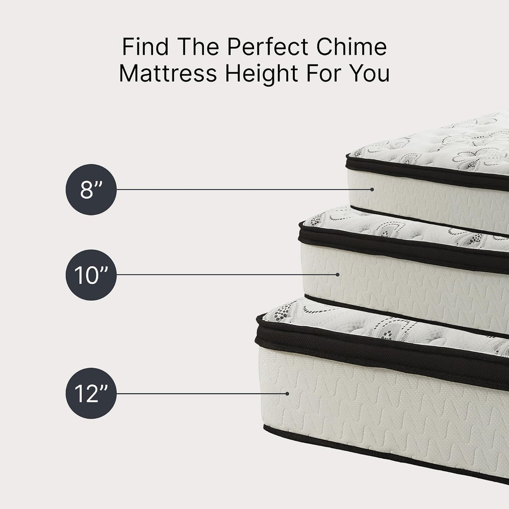 Signature Design by Ashley Chime Memory Foam Mattress in a Box, 12 in Twin