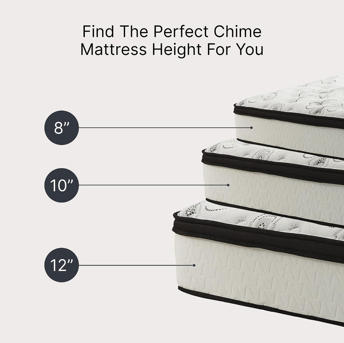 Signature Design by Ashley Chime Memory Foam Mattress in a Box, 12 in Twin