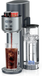 Ninja Thirsti Ultimate Drink System, Soda Maker, Cyberspace, WC3001BL2 | Still or Sparkling, Create fountain-fresh drinks with 20+ zero or low-calorie flavors, Customize your fizz and flavor