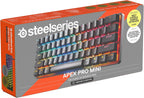 SteelSeries Apex Pro Mini Gen 3 Gaming Keyboard - 60 Percent Hall Effect Keyboard, Magnetic Keyboard with OmniPoint 3.0 Switches - Adjustable Actuation, Rapid Trigger, Rapid Tap/SOCD - English QWERTY