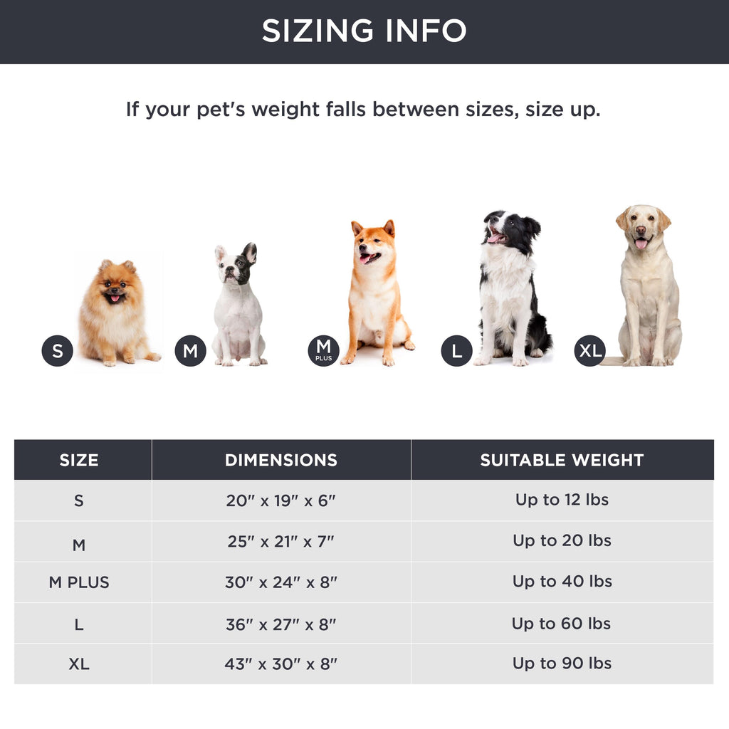 Bedsure ComfyFleece® Cute Dog Beds Large Sized Dog Washable，36in Cream