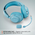 SteelSeries Arctis Nova 3P Wireless - PS5 Headset - Gaming Headset - Mobile App Control - 40 HR Battery with fast charging - Compatible with PlayStation, PC, Switch - 2.4GHz/Bluetooth - Aqua