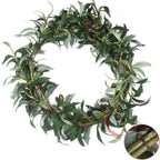 SHACOS 4 PCS 28 inch Artificial Olive Branches for Vases Greenery Olive Stems Faux Tree Branch Twig for Home Wedding Shop Office Garden Decor DIY Floral Crafts
