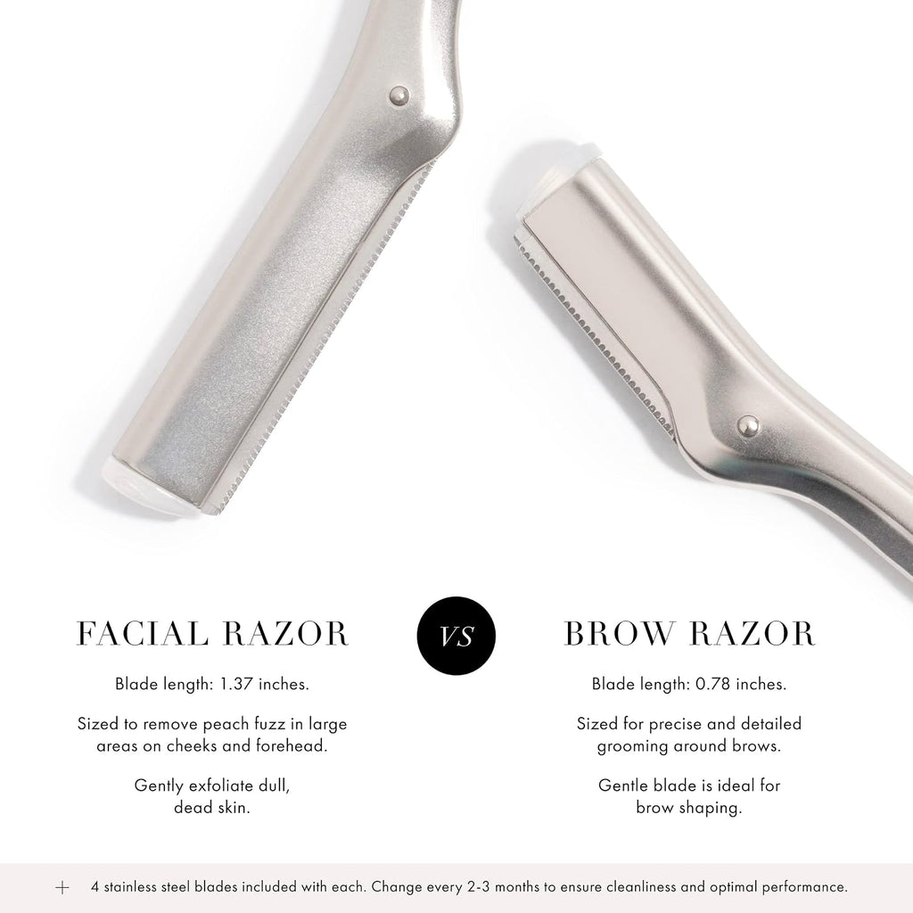 Tweezerman Facial Razor Stainless Steel