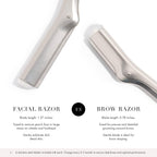 Tweezerman Facial Razor Stainless Steel