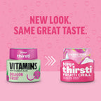 Ninja Thirsti Flavored Water Drops, Fruiti Chill Dragon Fruit, Zero Calorie | Zero Sugar, 12oz drinks, 3 Pack, Compatible with All Ninja Thirsti Drink Systems - WC1000, WC2000 & WC3000, WCFDGFTAM