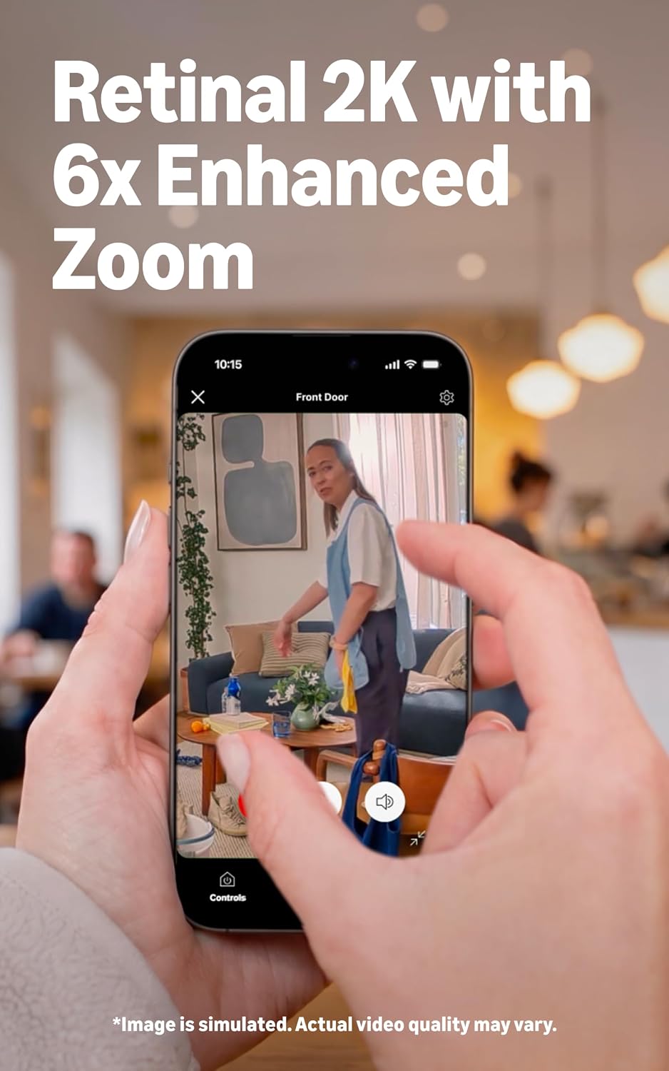 Ring Pan-Tilt Indoor Camera 2K (newest gen), Plug-In, 360° Coverage, Auto Tracking, Pet Camera, Retinal 2K Video, 6x Enhanced Zoom, Business or House security, Alternative to CCTV
