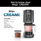 Ninja CREAMi 7-in-1 Ice Cream Maker, Includes (5) Pints, for Ice Cream, Gelato, Sorbet ,Milkshakes, Mix-ins, Smoothie Bowls & More