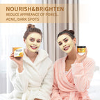 SHVYOG Turmeric Vitamin C Clay Mask with Kaolin Clay for Dull & Blemish-Prone Skin, Deep Cleansing Facial Mask, Face Masks Skincare for Controlling Oil and Refining Pores 5.29 Oz 150g