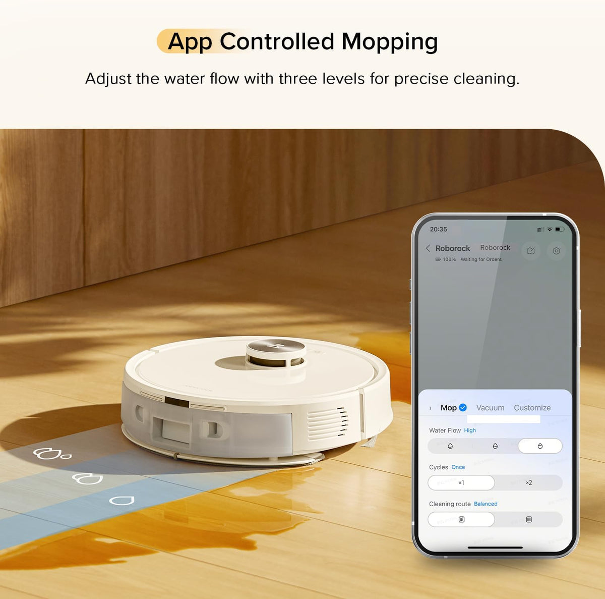 roborock Q7 M5 Robot Vacuum Cleaner with Mop, 10,000Pa Suction