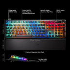 SteelSeries Apex Pro Gen 3 Gaming Keyboard - Hall Effect Keyboard, Magnetic Keyboard with OmniPoint 3.0 Switches - Adjustable Actuation, Rapid Trigger, Rapid Tap/SOCD - English QWERTY