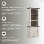 Signature Design by Ashley Havalance Left Pier Cabinet, Farmhouse Bookcase