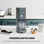 Ninja CREAMi Deluxe Ice Cream Maker | 11-in-1 Create Frozen Desserts, Sorbet, Milkshakes, Yogurt & More | Includes 2 Dishwasher Safe XL 24 Oz. Tubs with storage lids | Blue | NC501ND