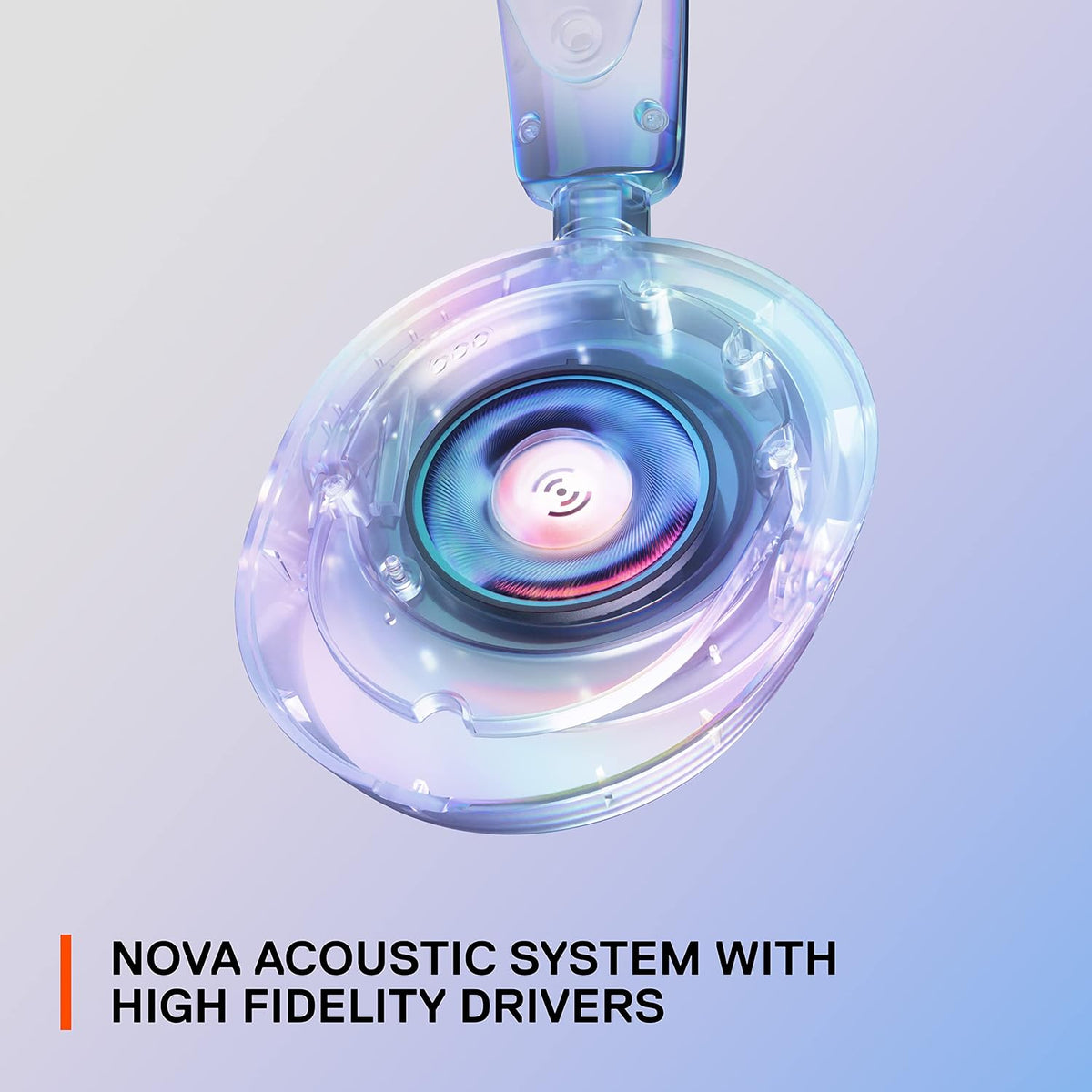 SteelSeries Arctis Nova 1P for PlayStation - PS5 Gaming Headset - Hi-Fi Drivers - 360° Spatial Audio - AirWeave Memory Foam Ear Cushions - Lightweight - Also compatible with PC, Xbox - White