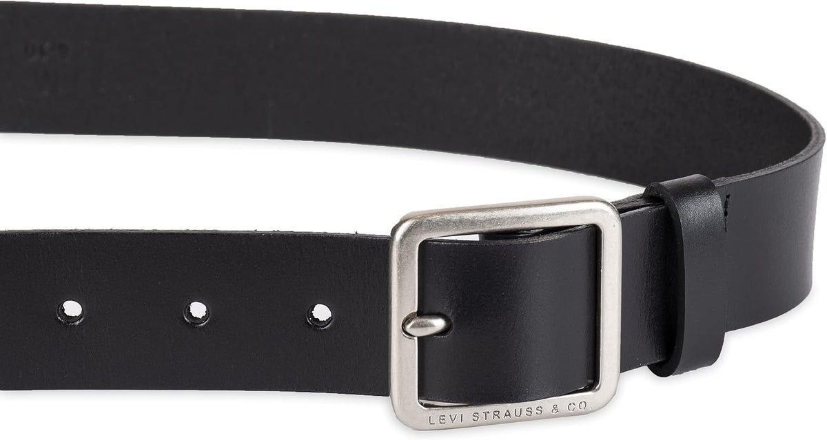 Levi's Women's Casual Leather Belt With Square Buckle – Stylish Jeans & Dress Belt (Regular & Plus Sizes)