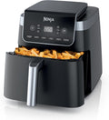 Ninja Air Fryer XL with MaxCrisp, 6.5 Qt, 6-in-1, Grey, AF181 | Max crisp, air fry, roast, bake, reheat, dehydrate, 1750W, 450F max, Fits 9 lbs wings