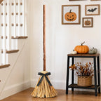 Halloween Decorations Indoor - 49" Animated Floating Lighted Witch Broom