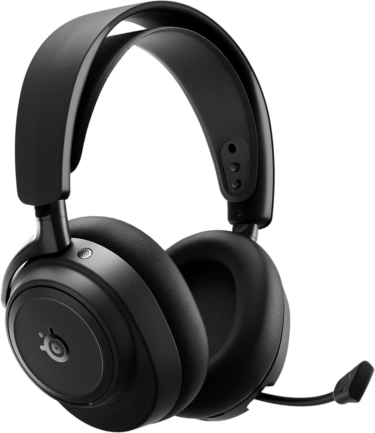 SteelSeries Arctis Nova Elite - Hi-Res Wireless Gaming Headset - 96kHz/24bit - Carbon Fiber Speakers - ANC - AI Noise Rejection - App - 2.4GHz + BT - Multi-Source Mix - OmniPlay PC+PS+Xbox - Black