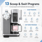 Ninja NC701 CREAMi Swirl 13-in-1 Soft Serve Ice Cream Machine (Renewed) Bundle with 2 YR CPS Enhanced Protection Pack