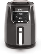 Ninja Air Fryer XL, 5.5 Qt, 5-in-1, Grey, AF150AMZ | Air fry, roast, reheat, dehydrate, 1750W, 400F max, Fits 3 lbs wings, Dishwasher-safe