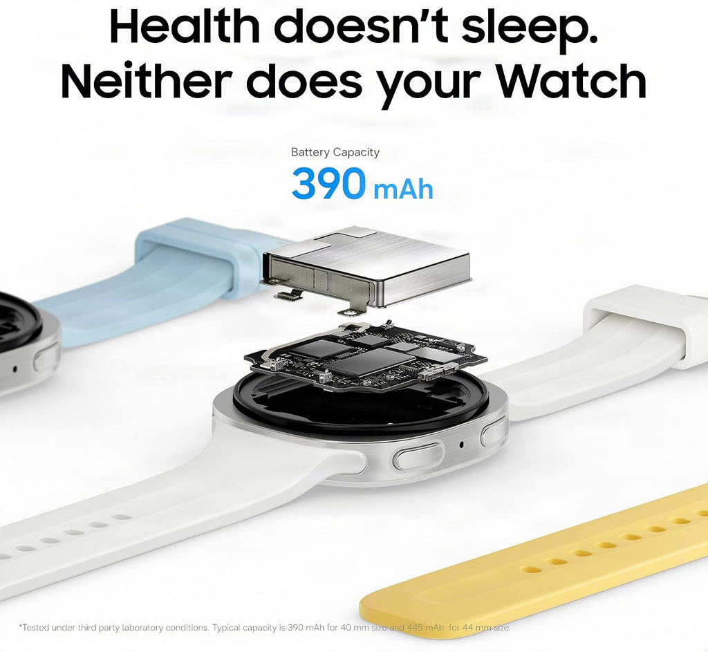 Samsung Galaxy Watch9 AI Smartwatch, 40mm, Cushion Design, LTE, Cream