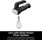 Ninja Balloon Whisk, Fits Power Mixer System CI100 Series, XSKWHSKBRN | Stainless steel balloon whisk quickly whisks eggs & whipped cream. Fits CI100, CI101, CI105BRN. Dishwasher safe.