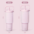 Ello Oasis Go+ 26oz Insulated Stainless Steel Tumbler with Straw, Pink