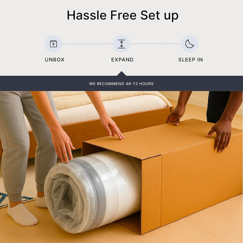 Signature Design by Ashley Queen Mattress, 10 Inch Medium Firm Hybrid