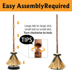 Halloween Decorations Indoor - 49" Animated Floating Lighted Witch Broom