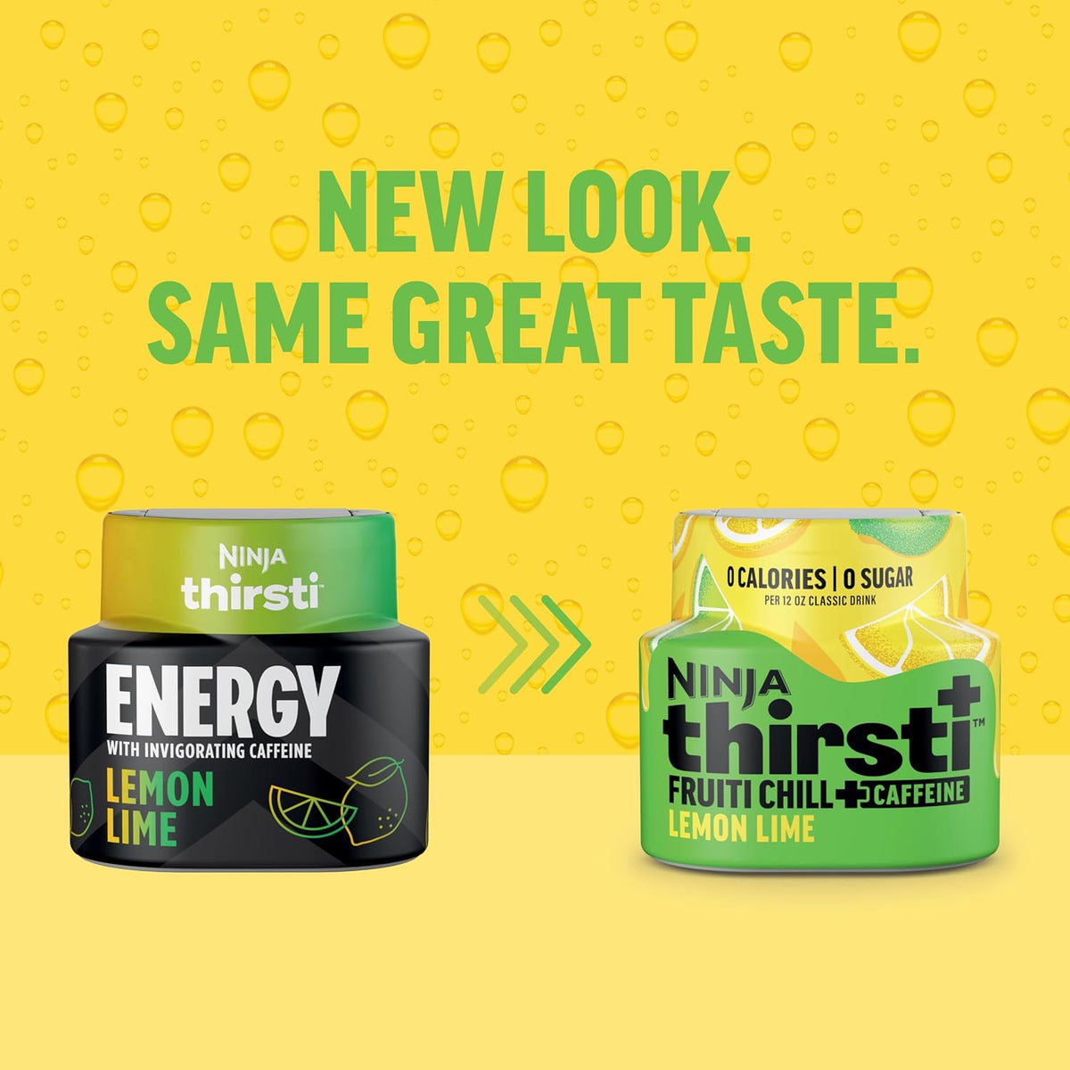 Ninja Thirsti Flavored Water Drops, Fruiti Chill+ Lemon Lime, Zero Calories | Zero Sugar, 3 Pack, Compatible with All Ninja Thirsti Drink Systems - WC1000, WC2000 & WC3000 Series, WCFLELIAM
