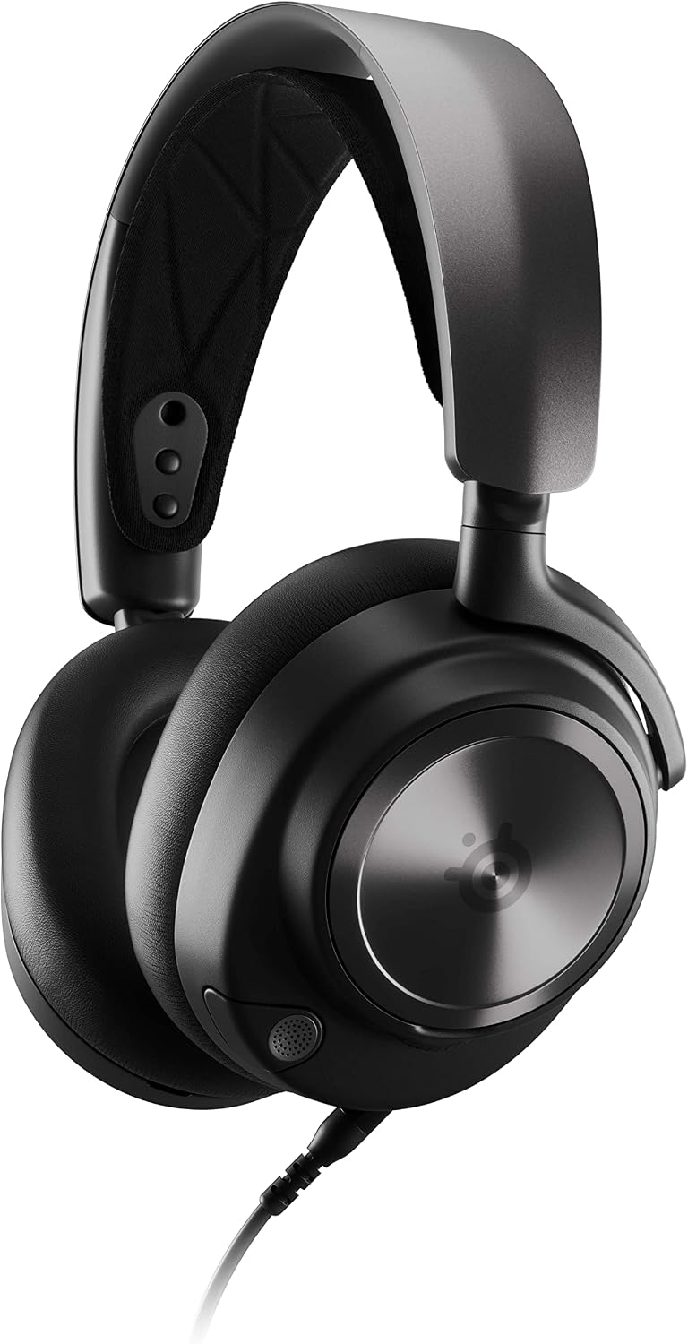 SteelSeries Arctis Nova Pro for Xbox - Multi-System Gaming Headset (Xbox, PC, Switch & More) - Premium Hi-Fi Drivers - Hi-Res Certified GameDAC Gen2 - 360° Spatial Audio - Retractable Mic