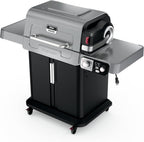 Ninja FlexFlame Grill & Smoker, Electric & Propane, 5-in-1, Steel,PG301 | Ninja FlexFlame is a 5-in-1 grill, smoker & griddle with precise 200-600°F control, fitting 3 chickens or 4 rib racks