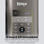 Ninja Creami Scoop & Swirl 13-in-1 Ice Cream and Soft Serve Maker, NC701ND | Ninja Creami Scoop and Swirl turns almost anything into ice cream and soft serve at a button touch, scooped or swirled.