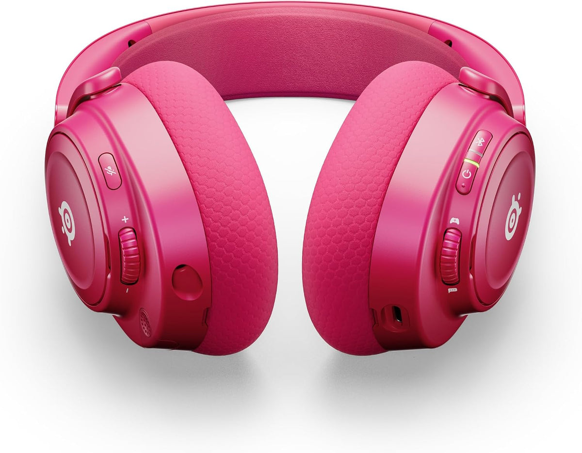 SteelSeries Arctis Nova 7X Wireless Gen 2 - Xbox Headset - Gaming Headset - Mobile App Control - 50+ HR with Fast Charge - Compatible with Xbox PC, Switch & More - Mixable 2.4GHz/Bluetooth - Magenta