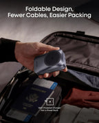 Anker Prime 25W Qi2.2-Certified Palm-Sized 3-in-1 Foldable MagSafe Charger