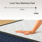 Signature Design by Ashley Memory Foam Twin Mattress, 6-Inch Medium Firm | Low profile CertiPUR-US certified bed in a box, Ideal for guest rooms