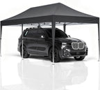 3x6m Pop Up Gazebo with 6 Sidewalls, Heavy Duty Marquee Party Tent, Waterproof & UPF 50+ UV Protection, Easy Setup Folding Canopy for Garden Events, Weddings, Markets & Carport