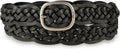 Levi's Women's Fully Adjustable Casual Leather Braided Belt for Jeans and Dresses