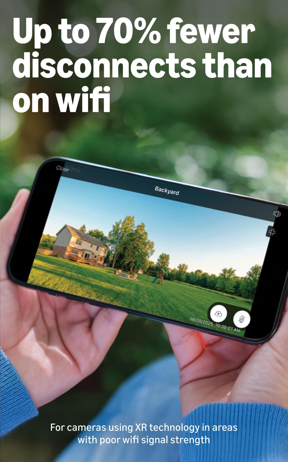 Blink Outdoor XR+ and Wired Doorbell 2K+ — Extended range wireless Outdoor 4 camera and 2K hardwired doorbell. Sync Module XR+ included — 1 camera system + doorbell