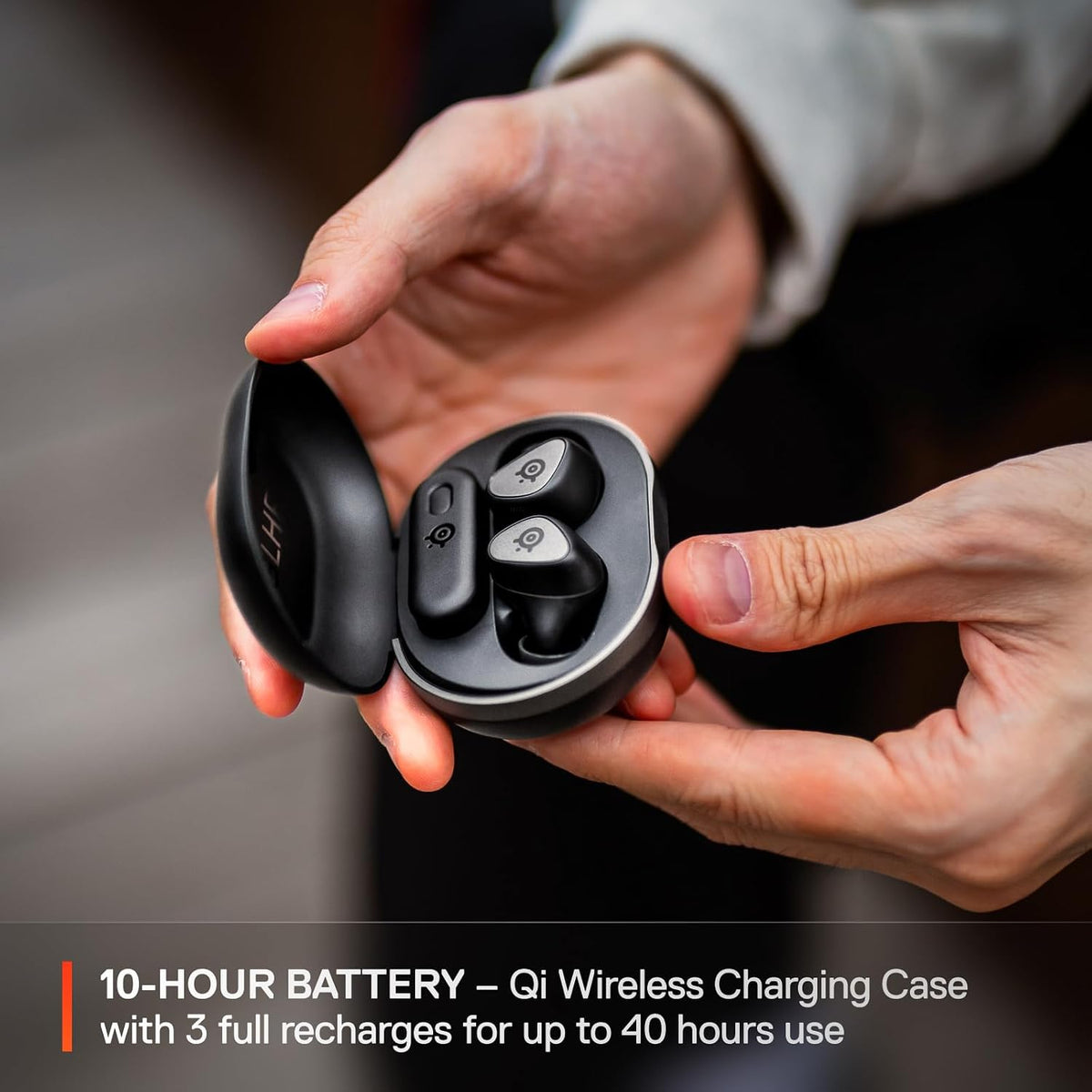 SteelSeries Arctis GameBuds for Xbox - Wireless Gaming Earbuds - 2.4GHz + BT 5.3 - ANC/Transparency - IP55 Water Resistant - 40H Battery - Wireless Charging - Xbox, PC, Switch 2, PS5, Mobile - Black