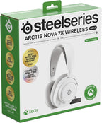 SteelSeries Arctis Nova 7X Wireless Gen 2 - Xbox Headset - Gaming Headset - Mobile App Control - 50+ HR with Fast Charge - Compatible with Xbox PC, Switch & More - Mixable 2.4GHz/Bluetooth - White