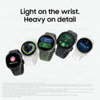 Samsung Galaxy Watch9 AI Smartwatch, 40mm, Cushion Design, LTE, Cream