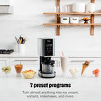 Ninja® CREAMi® 7-in-1 Ice Cream Maker, Ice Cream, Gelato and more, NC301 | Ninja CREAMi transforms frozen bases into ice cream, sorbet and milkshakes at a button touch, from healthy to indulgent.