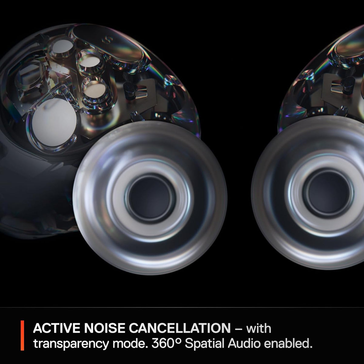 SteelSeries Arctis GameBuds for PS5 - Wireless Gaming Earbuds - 2.4GHz + BT 5.3 - ANC/Transparency - IP55 Water Resistant - 40H Battery - Wireless Charging - PS5, PC, Switch 2, Mobile - White